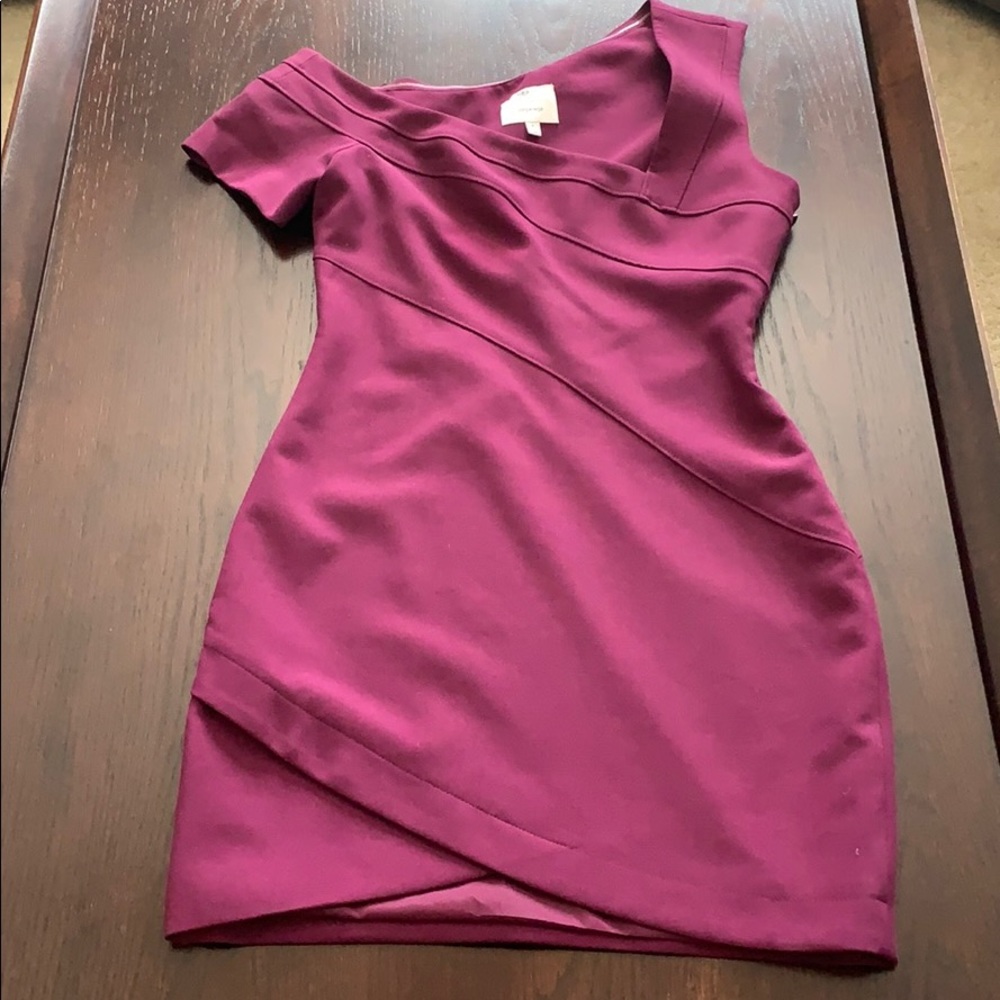 Cinq a Sept Berry Coralisa Dress - Picture 7 of 9